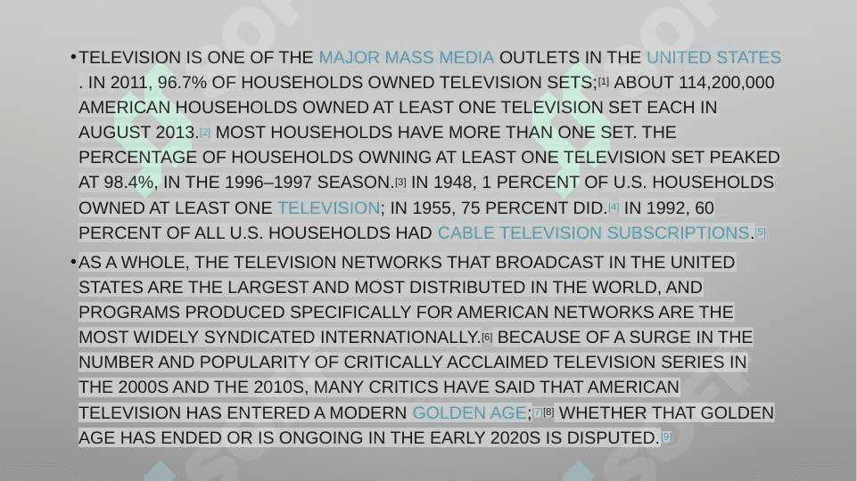 Mass media , Econmy and sport in the U.S.E 4