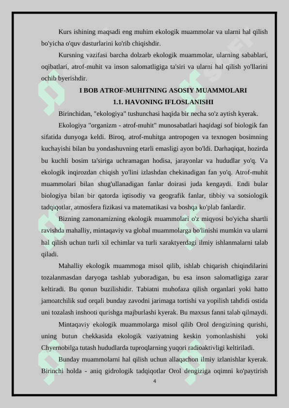 Ekologik muammolar 3