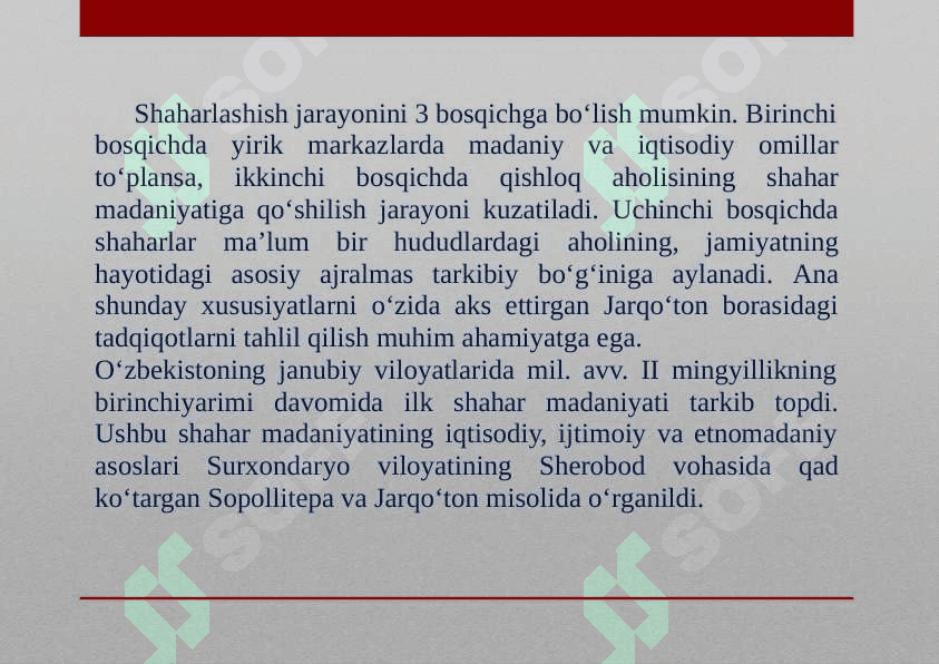 JARQO‘TON YODGORLIGI 6