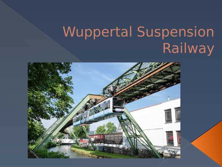 Wuppertal Suspension Railway