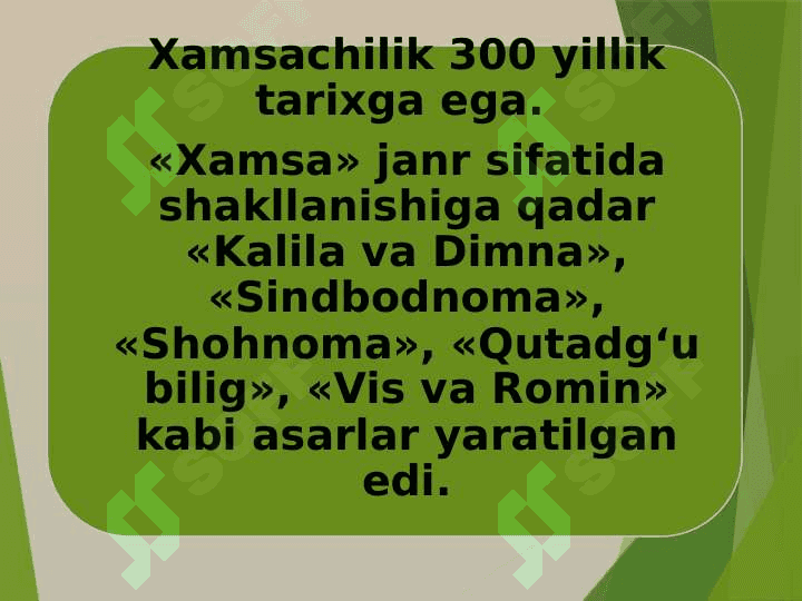 XAMSANAVISLIK AN’ANASI 3