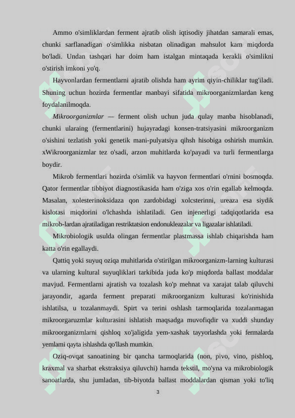Fermentlar muhandisligi 3