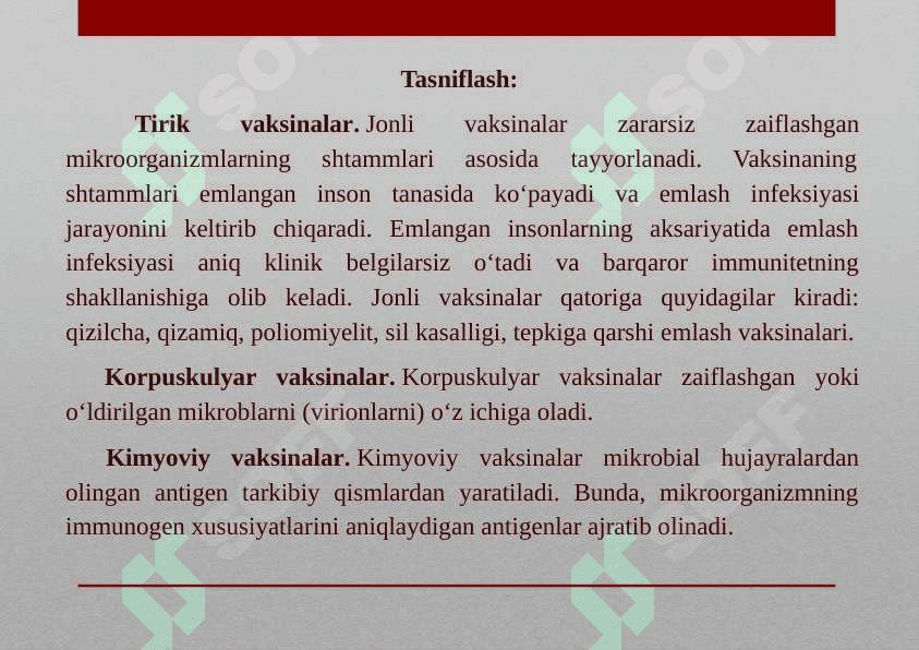 VIRUSLARGA QARSHI VAKSINALAR VA ULARNI ISHLAB CHIQISH 3