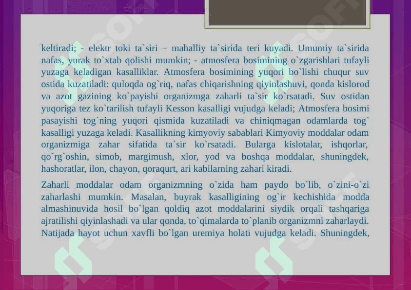 Umumiy sport patologiyasi asoslari 6
