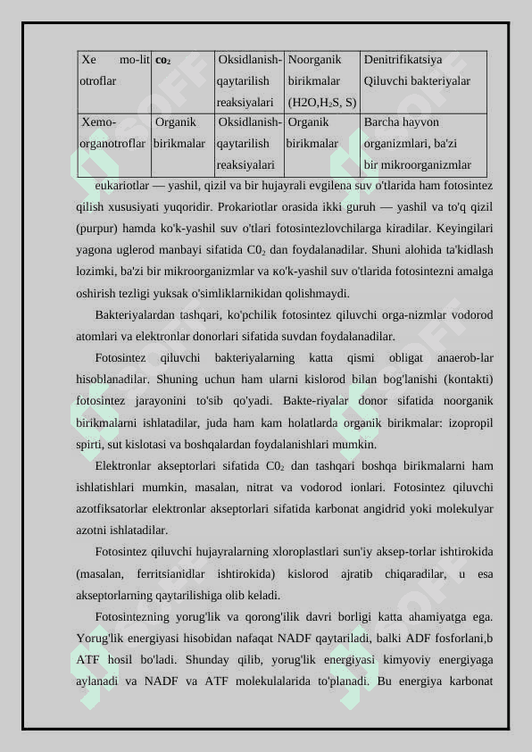 Fotosintez va mahsuldorlik 4