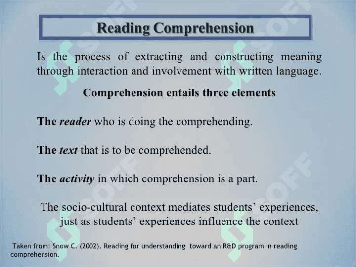why teach reading 7