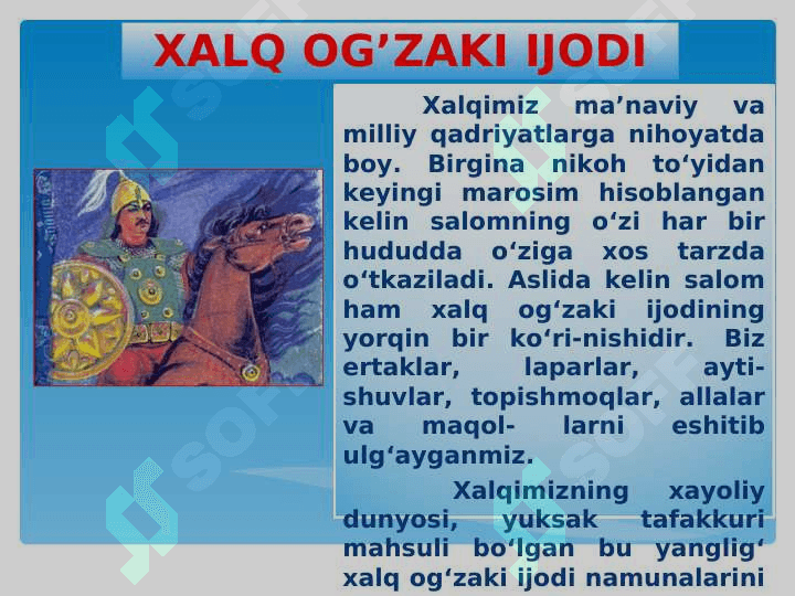 Xalq ogizaki ijodining ta'limiy tarbiyaviy ahamiyati 2