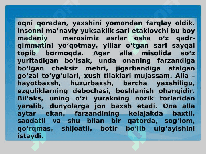 Xalq ogizaki ijodining ta'limiy tarbiyaviy ahamiyati 3
