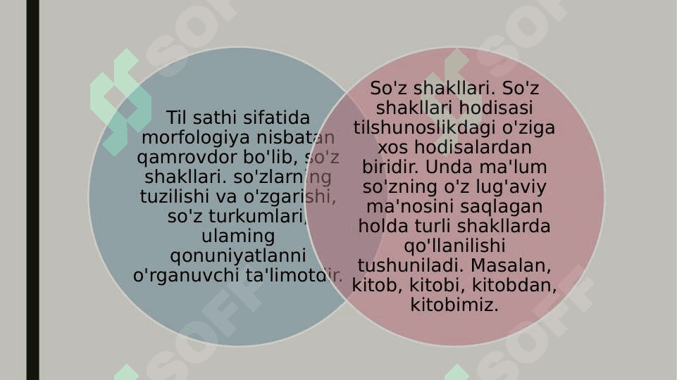 Grammatika va uning qismlari. Morfologiya haqida umumiy ma’lumot 4