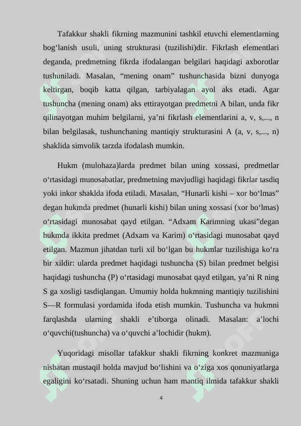 Falsafa va mantiq Mantiq qonunlarining falsafiy tafakkurdagi hamiyati 4