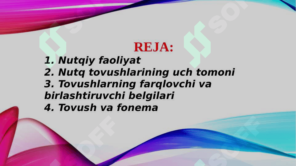 O'zbek adabiy tili fonetik sistemasi haqida ma`lumot 2
