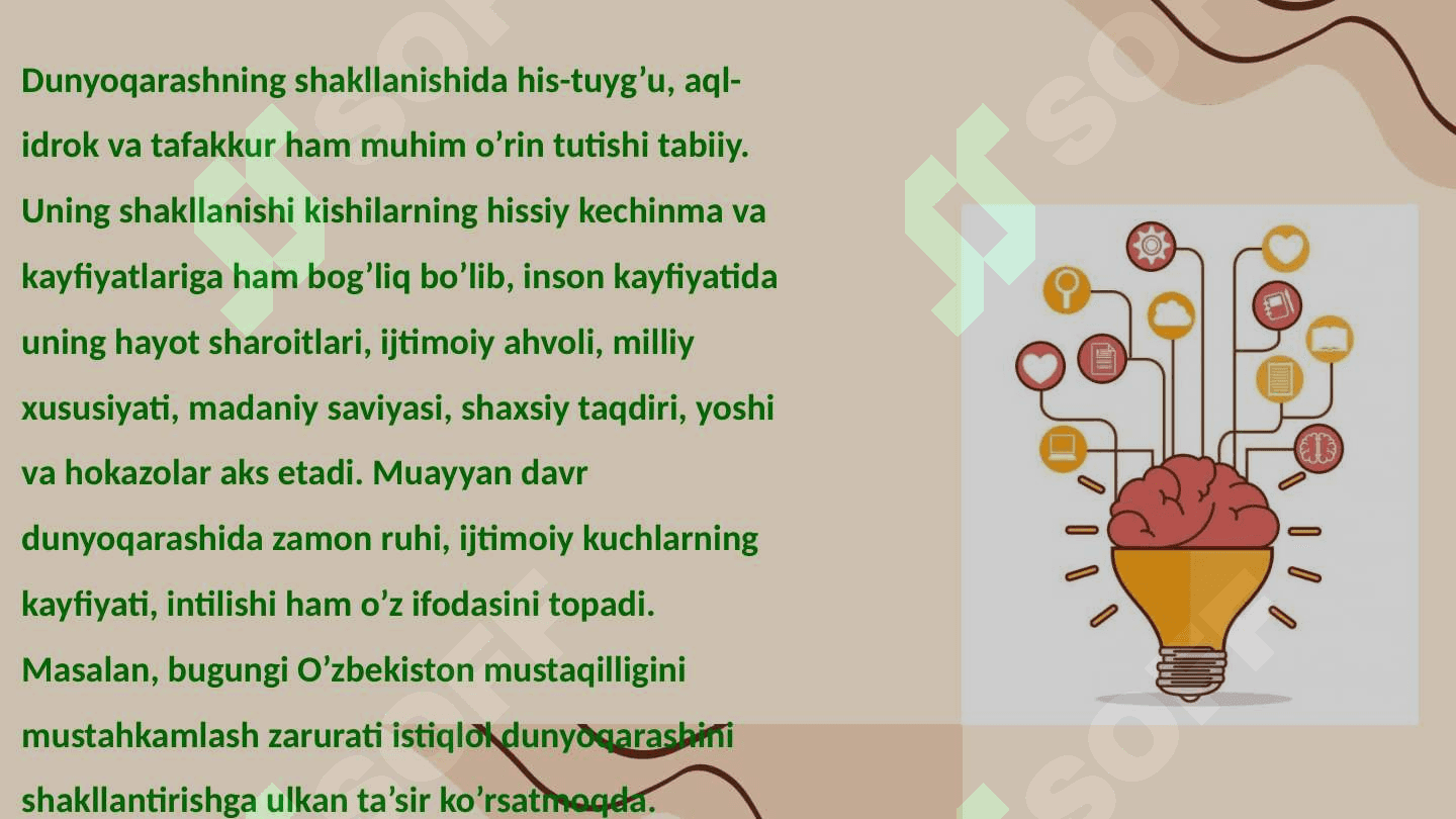 Dunyoqarashning mohiyati, tuzilishi va asosiy funktsiyalari 7