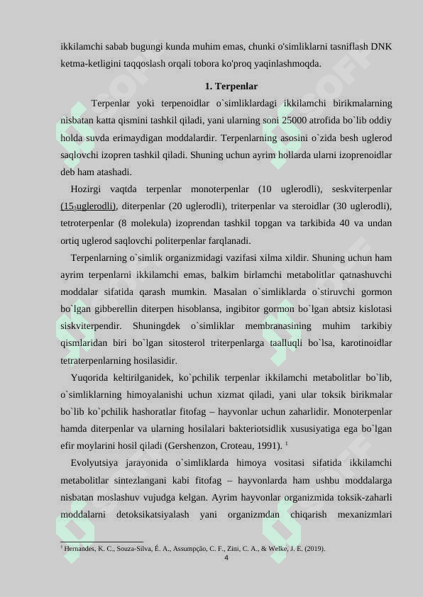 O’SIMLIKLARNING KELIB CHIQISHI IKKILAMCHI BO’LGAN MODDALAR TASNIFI 3