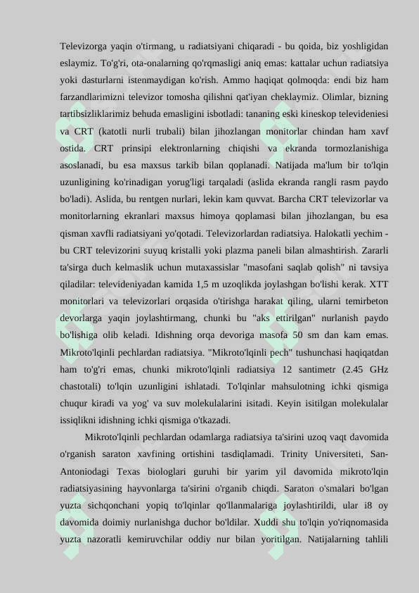 Ionlashtiruvchi nurlarning nuklein kislotalarga ta’siri 4