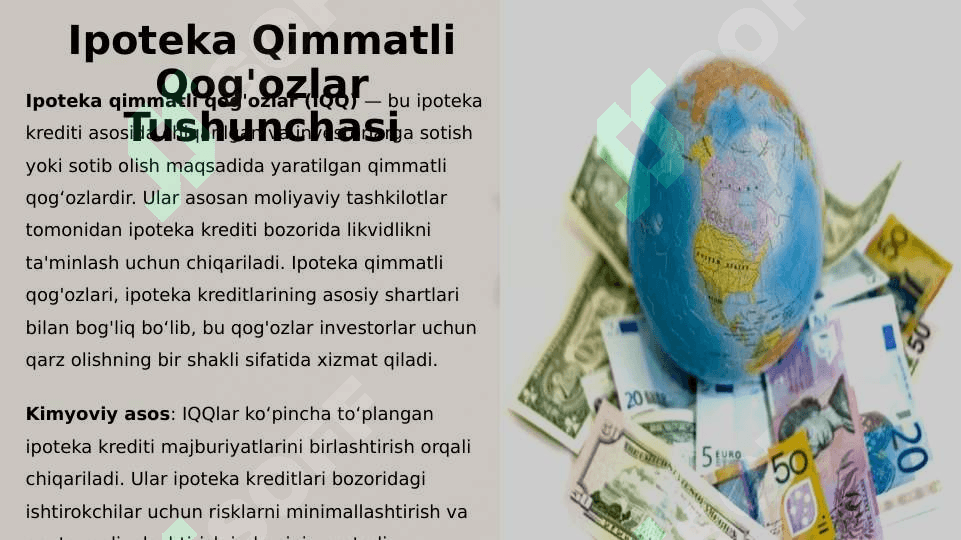 Ipoteka qimmatli qog'ozlar bozori 2