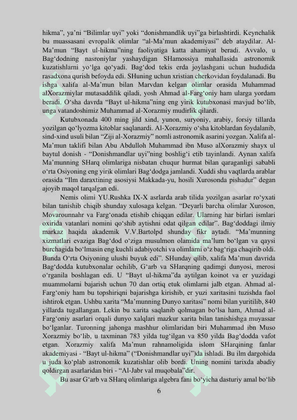 Musulmon uyg`onishi davrida Turkistonda ijtimoiy-madaniy hayot 6