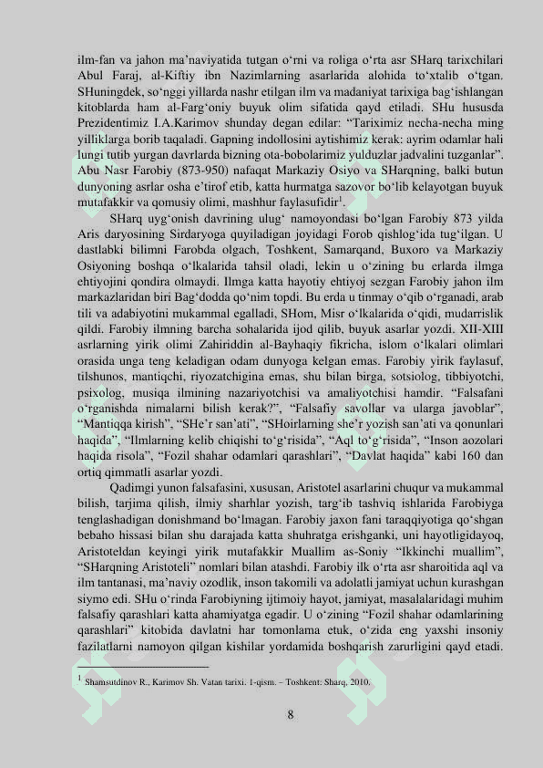 Musulmon uyg`onishi davrida Turkistonda ijtimoiy-madaniy hayot 8