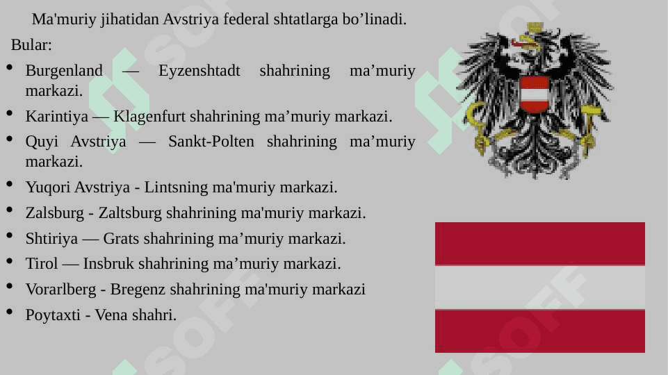 Avstriya federal respublikasi umumiy tavsifi 4