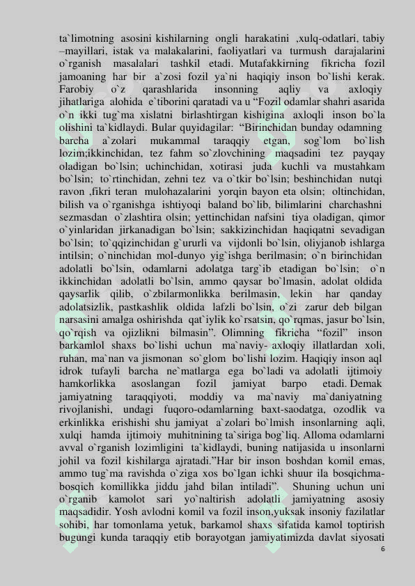 ABU NASR FAROBIYNING PEDAGOGIK QARASHLARI 6