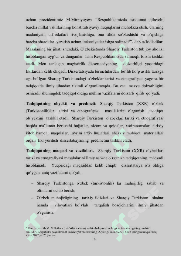 Sharqiy Turkiston (XXR) o’zbeklari tarixi va etnografiyasi 4