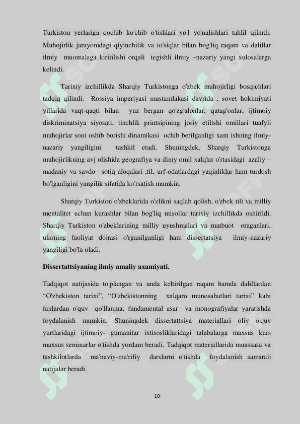 Sharqiy Turkiston (XXR) o’zbeklari tarixi va etnografiyasi 8