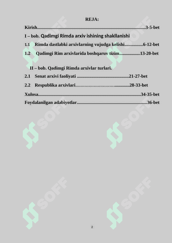 QADIMGI RIMDA ARXIV ISHI 2