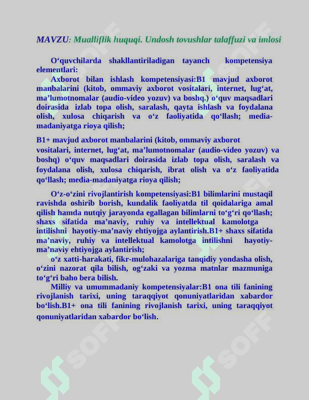 10_sinf_ona_tili Mualliflik_huquqi_Undosh_tovushlar_talaffuzi dars ishlanma 2