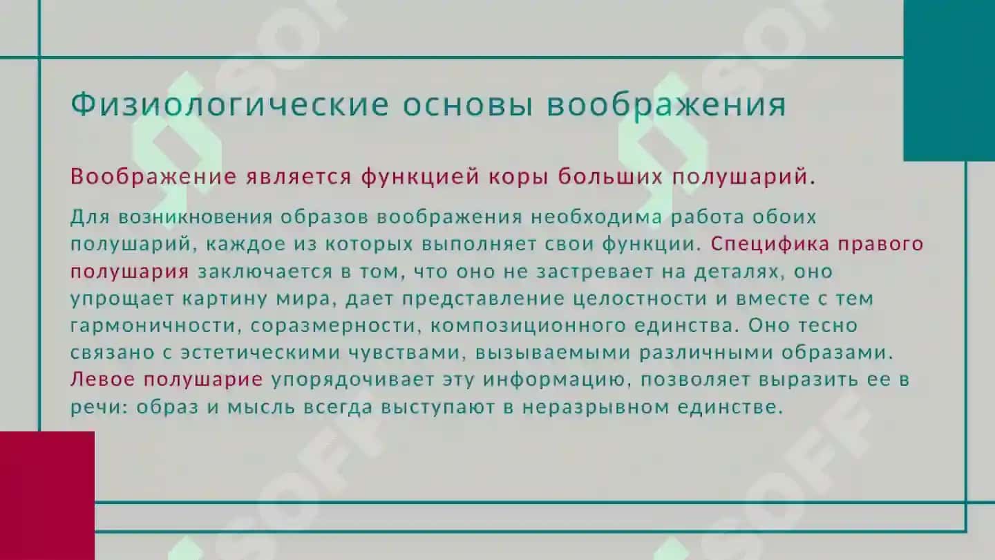 Этапы развития воображение 8