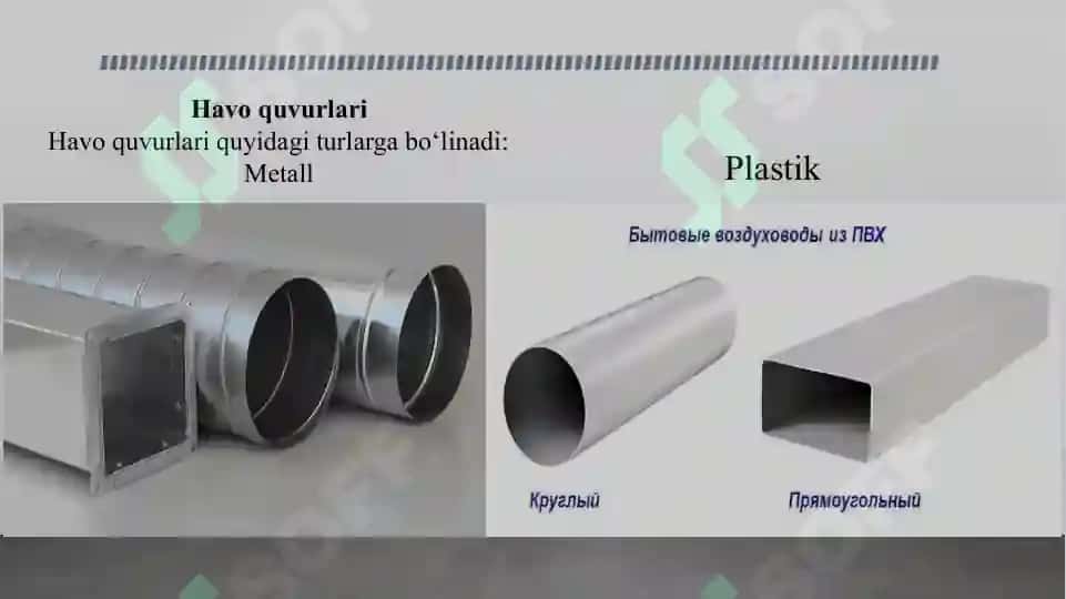 Shamollatish tizimlari va uskunalari 4