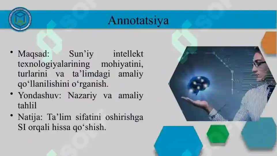 Suniy intellekt taqdimot prezntatsiya 2