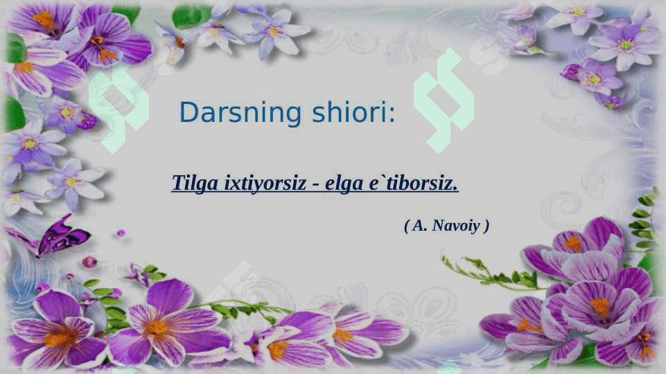 11-sinf ona tili .Nutqning aniqligi dars ishlanma 7