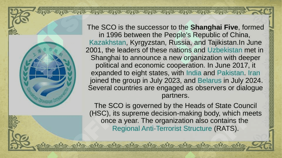 Shanghai Cooperation Organization 3