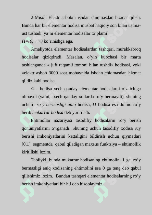 EHTIMOLLAR NAZARIYASI VA MATEMATIK STATISTIKA ELEMENTLARI.EHTIMOLLIK XOSSALARI.KOMBINATORIKANING ASOSIY FORMULALAR 3
