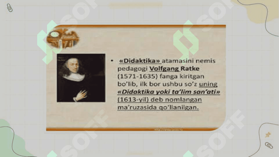 Didaktika ta`lim nazariyasi sifatida 2