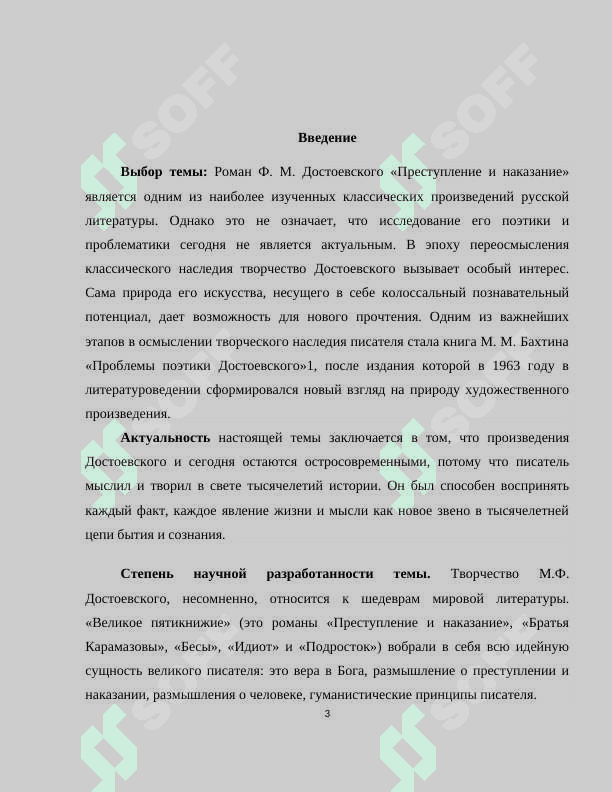 Методические приемы литературоведческого анализа идейного уровня романа Ф.М.Достоевского "Преступление и наказание 3