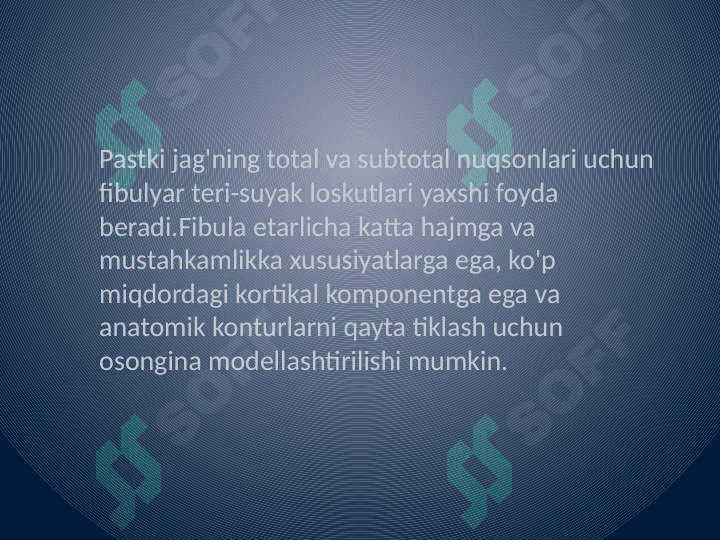 Mikroxirurgiya usullarini qo'llab yuz jag' sohasi      nuqson va shakl buzilishlarini plastikasi. 3