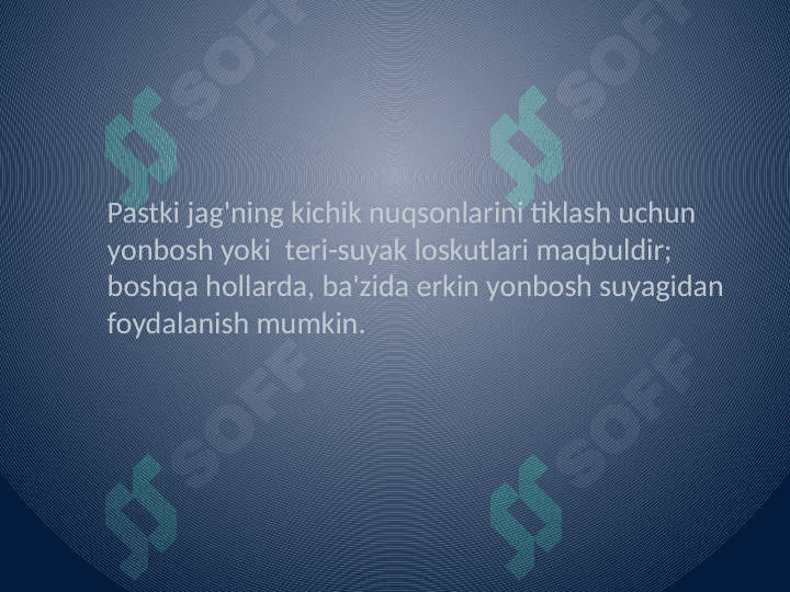 Mikroxirurgiya usullarini qo'llab yuz jag' sohasi      nuqson va shakl buzilishlarini plastikasi. 4