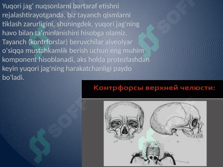Mikroxirurgiya usullarini qo'llab yuz jag' sohasi      nuqson va shakl buzilishlarini plastikasi. 7