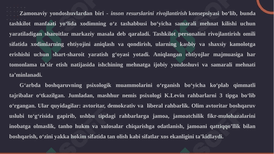 Rahbarlik komponentlari 8