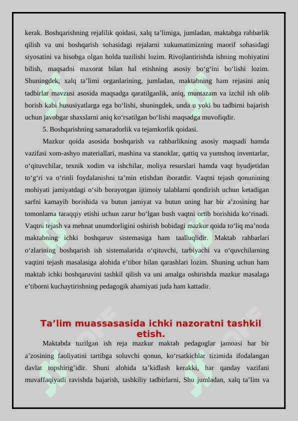 Ta’lim muassasasining ichki boshqaruvi 4