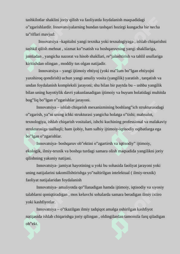 Korxonaning inovatsion salohiyati va uning iqtisodiy tahlili 8