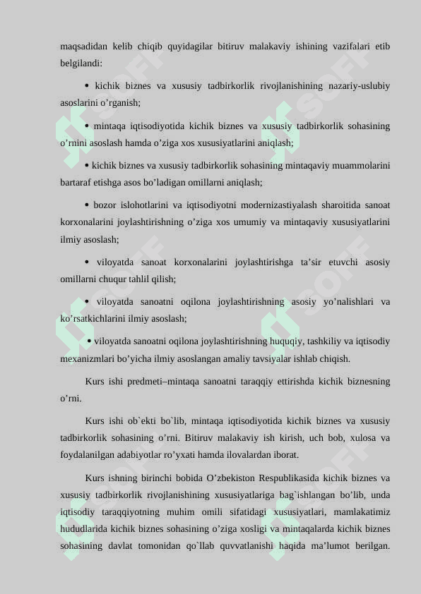 Kichik va o'rta biznesni rivojlantirish - iqtisodiy erkinlikni taminlash omili sifatida 7