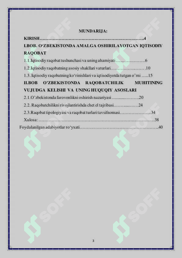 Iqtisodiy raqobat mohiyati, uni amalga oshirish zarurati 3