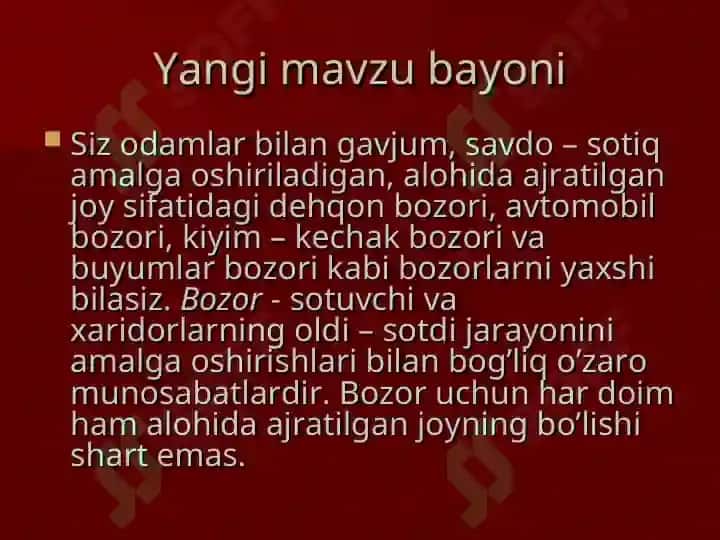 Maqsadli Bozorlarni tanlash va baholash 2
