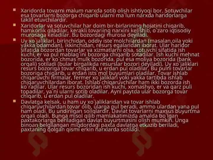 Maqsadli Bozorlarni tanlash va baholash 5