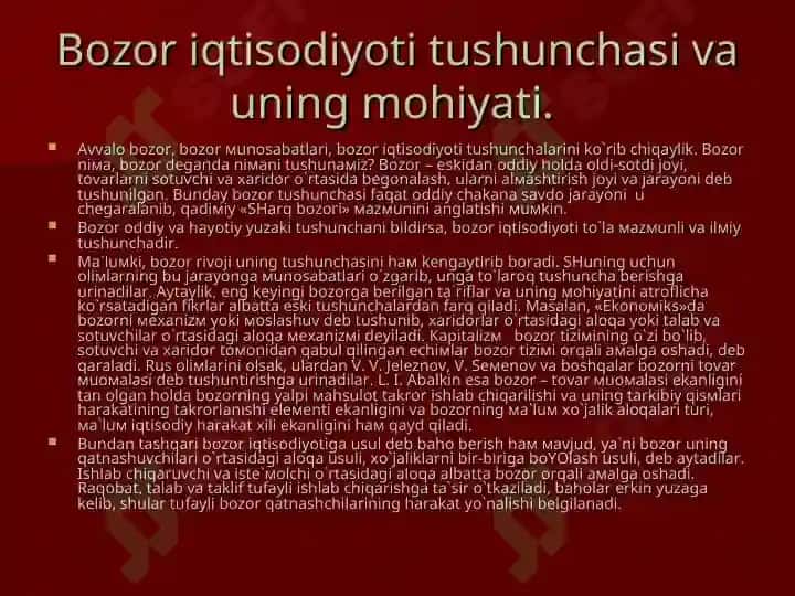 Maqsadli Bozorlarni tanlash va baholash 7