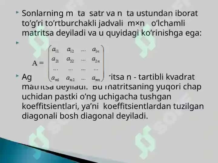 Matritsalar 3
