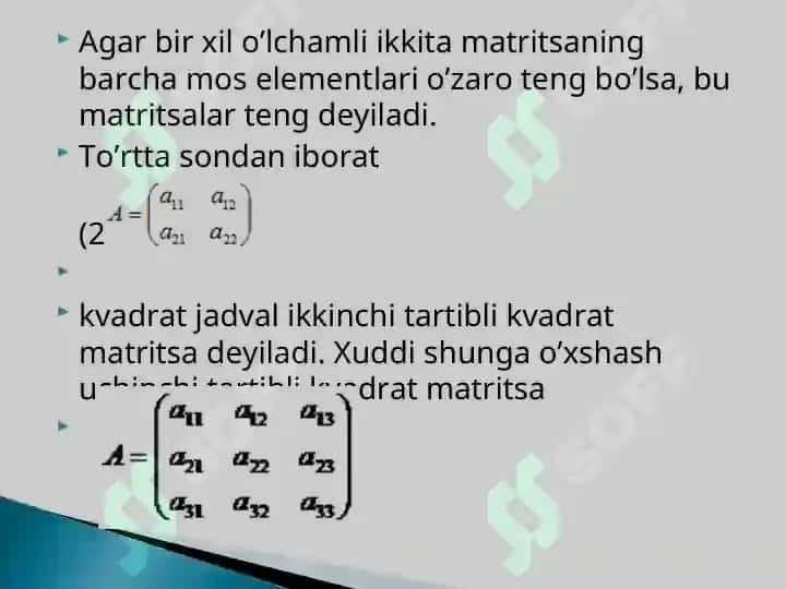 Matritsalar 4