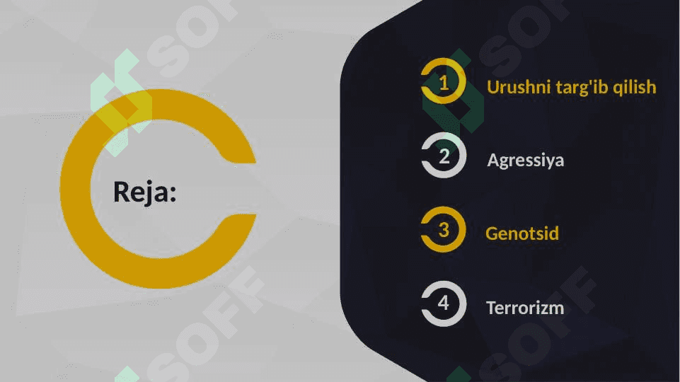 Jinoyat huquqi: Tinchlik va insoniyatning xavfsizligiga qarshi jinoyatlar 2