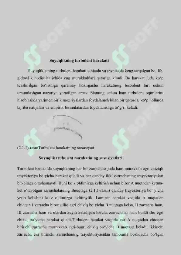 Suyuqlikning turbulent harakati 3
